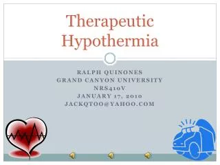 Therapeutic Hypothermia