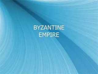 byzantine empire
