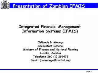 integrated financial management information systems ifmis