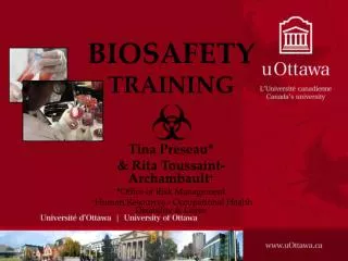 BIOSAFETY TRAINING