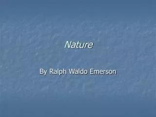 Nature