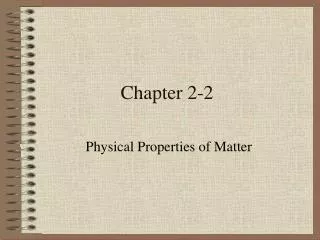 Chapter 2-2
