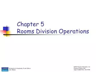 chapter 5 rooms division operations