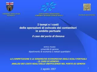 ASSOCIAZIONE SPEDIZIONIERI CORRIERI E TRASPORTATORI DI GENOVA