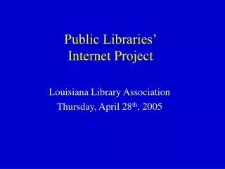 Public Libraries