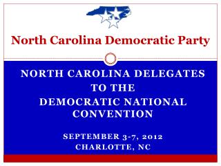 north carolina democratic party