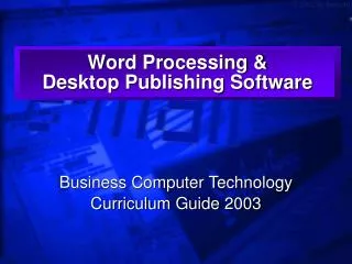 Word Processing