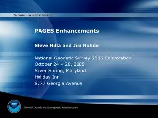 PAGES Enhancements